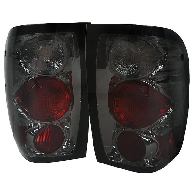 Fits 2001-2005 Ford Ranger Pickup Truck Black Tail Brake Lights Pair Left+Right Fits 2001-2005 Ford Ranger Pickup Truck Black Tail Brake Lights Pair Left+Right
